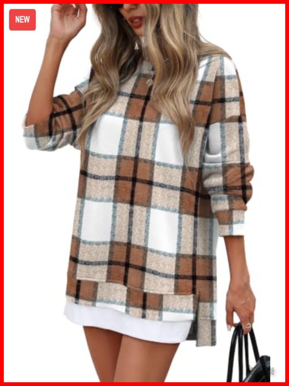 Women's Oversized Crewneck Sweatshirt Long Sleeve Tunic Pullover